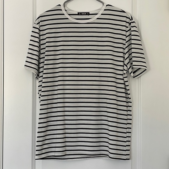 Shein Striped Tee - Picture 1 of 3